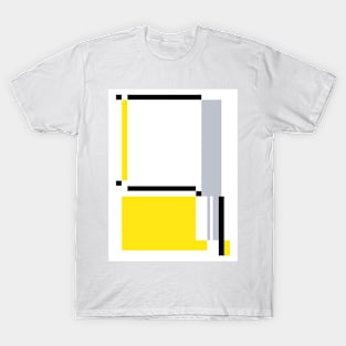 Yellow Abstract #05 T-Shirt